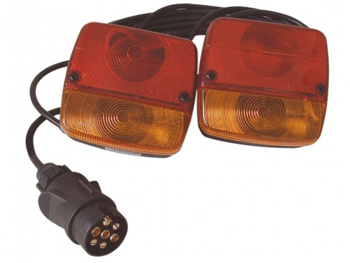 Anh�ngerleuchte mit 3 Funktionen, 1,5 m oder 7,5 m Kabel