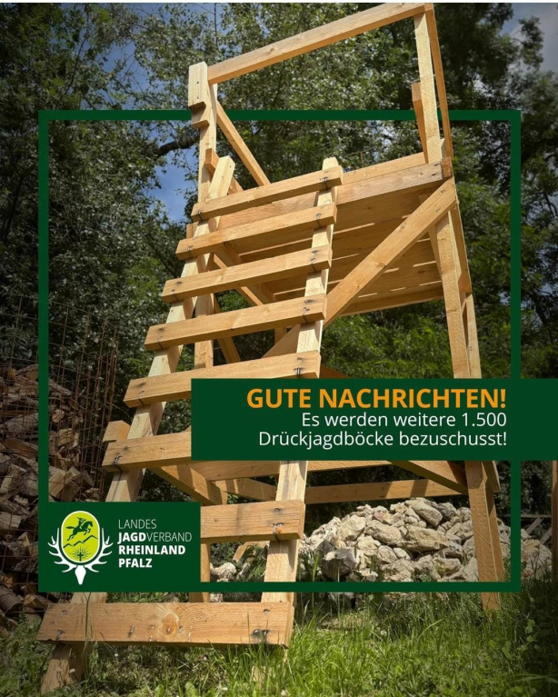 Förderverlängerung Drückjagdbock