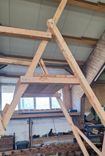 Ansitzdrückjagdleiter 4m Lärche