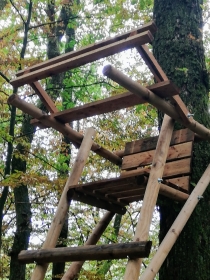 Baumleiter für Drückjagd ,Augenhöhe 4,00m