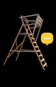Ansitzdrückjagdleiter 4m Lärche