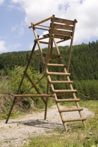 SET 7 Stück Ansitzdrückjagdleitern 4m hoch plus 1 Baumleiter 4m gratis